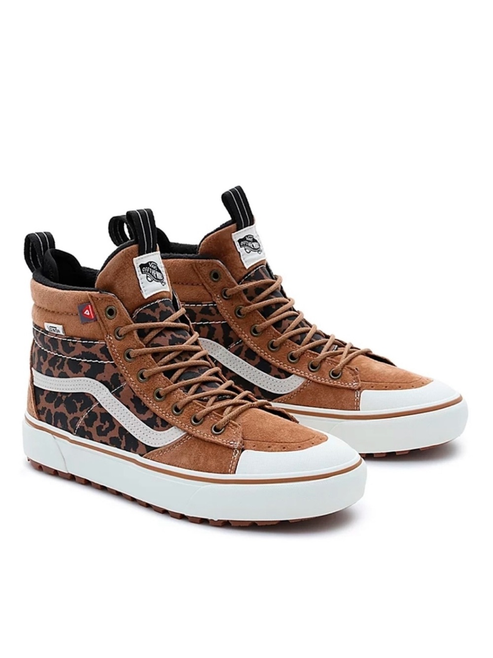 NWOT Vans Brown Leopard SK8-Hi MTE High-Top Sneakers